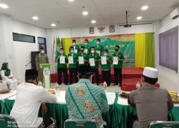 Pelantikan Pengurus Ansor Sidoarjo Kota Masa Khidmat 2020-2022