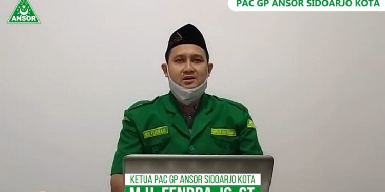 Selalu Terapkan Prokes 5M, Himbauan Ketua PAC GP Ansor Sidoarjo