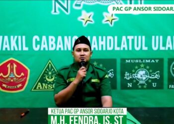 Mari Patuhi Larangan Mudik, Himbauan Ketua PAC GP Ansor Sidoarjo