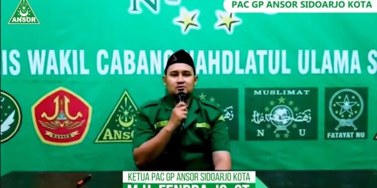 Mari Patuhi Larangan Mudik, Himbauan Ketua PAC GP Ansor Sidoarjo