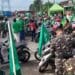 Menuju Harlah 1 Abad NU, Segenap Ansor Banser Sidoarjo Konvoi Sepeda Motor