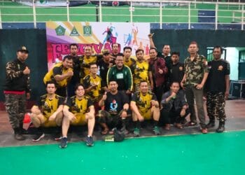 PAC GP Ansor Sidoarjo Raih Juara 3 Lomba bola voli Festival Pemuda Sidoarjo
