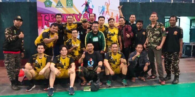 PAC GP Ansor Sidoarjo Raih Juara 3 Lomba bola voli Festival Pemuda Sidoarjo